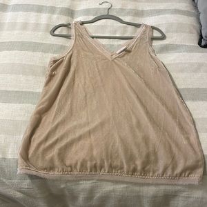 Velvet tank top size small